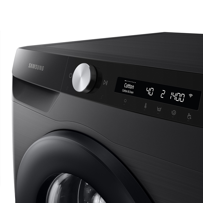 Samsung Mesin Cuci Front Loading Washer Ecobubble 14 kg (Hitam)- WW14T504DAB
